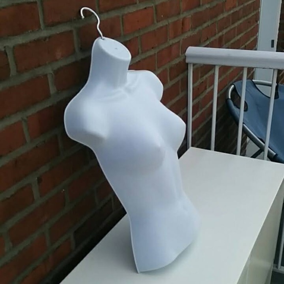 SUMMER SALE - Female Torso White Mannequin Form - Picture 4 of 7